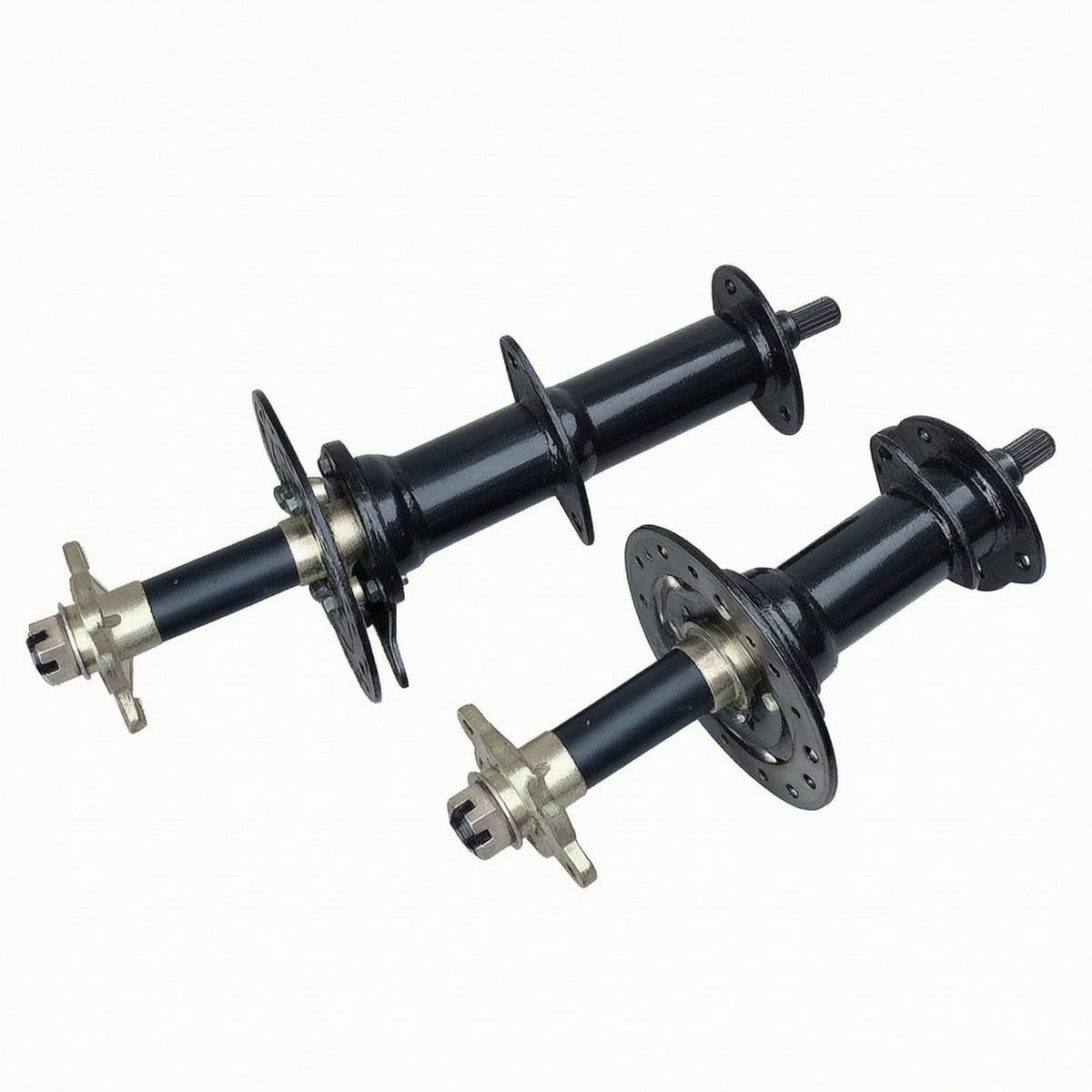2 Pieces Three-Hole Axle Shafts with Flanges Splined Rear Axle Shafts Bolt-on Heavy-Duty for Builders, Mechanics