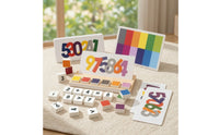Early Learning Color Sorting Toy with Cards Double-Sided Number Matching Game Smooth Counting and Matching Game Preschool for Toddlers