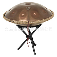 MBAT Professional 22-inch 10-Note Steel Tongue Drum Handpan for Music Therapy