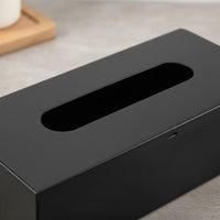 Stainless Steel Tissue Box Waterproof Rectangular Tissue Dispenser Versatile Use