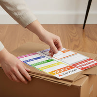 400 Stickers Color Coded Moving Labels Easy to Peel Moving Box Stickers Pre-Cut