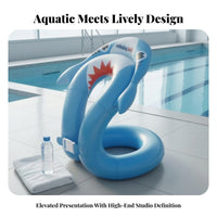 Swim Tube with Back Support | Double, pool lounger with Back Support, for Vacation