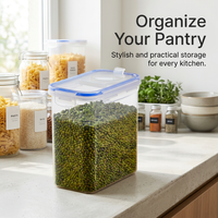 Food Storage Containers Airtight, Kitchen Storage Containers for Dry Goods Preservation, Eco-Conscio - Image 7
