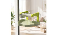 Textured Suction Cup Bird Perch Space-Saving Pet Supply for Glass Door