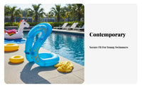 Thickened Material Underarm Swim Buoyancy Aid Leak-Proof Anti-Rollover Swim Float for Babies, Toddlers, Beach
