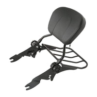 GUANTENGYU Detachable Passenger Backrest and Rear Rack for Harley Road Glide Street Glide, 09-25