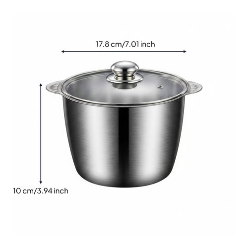 Lard Pot Side Handles Kitchen Holder Easy to Clean