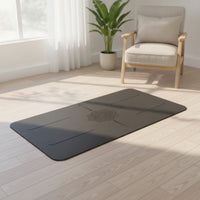 Grippy Fitness Inversion Mat Compact Fitness Mat with Alignment Lines Portable Stable for Yogis