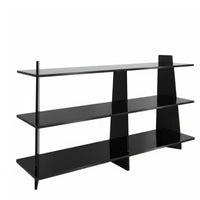 Modern Design 2-Tier Console Table Minimalist aesthetic Wavy double-level Stand Space-Saving Display Rack Multi-Functional for Homeowners, Apartment Dwellers, Interior Designers, Entryway, Hallway, Living Room, Bedroom