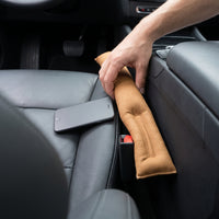 Universal Car Seat Gap Filler with Suede Leather Trim