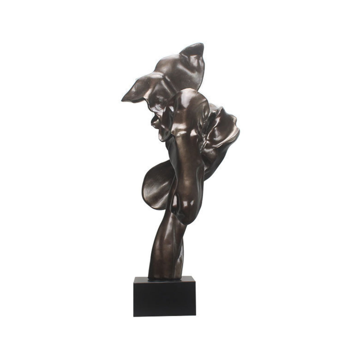 Modern Abstract Sculpture Luxury Look Abstract Sculpture Centerpiece Geometric Statue for Lobby Area, Entryway, Reception Desk