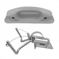 Quick Releasing Snap Davit Seawater Resistant Quick Releasing Dinghy Davit Set Heavy Duty Marine Hardware for Swim Deck