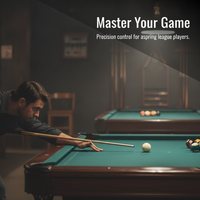 Carbon Fiber Pool Cue Stick with Accelerated Taper Shaft for Enhanced Performance