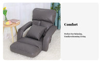 Removable launderable Cover Adjustable Nursing Lounger Foldable Adjustable Floor Lounger Support Lazy Sofa Erconvenientnomic Design for New Mothers Women, Nursery, Bedroom, Living Room, Office