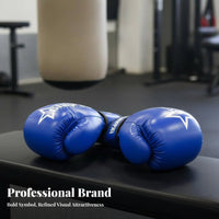 Beginner Friendly Boxing Glove and Pad Set PU Leather Boxing Training Set Thick Foam Padding Punching Mitts and Gloves Kit Adjustable Hook-and-Loop Fastener Strap for Children, Beginners, Adults, Home Use, Gym