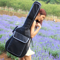 KADY Unbranded 41 Inch Padded Folk Guitar Bag Backpack with Printing