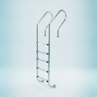 5-Step Pool Ladder Anti-Slip Pool Ladder with Handrails Heavy-Duty for Homeowners, Backyard