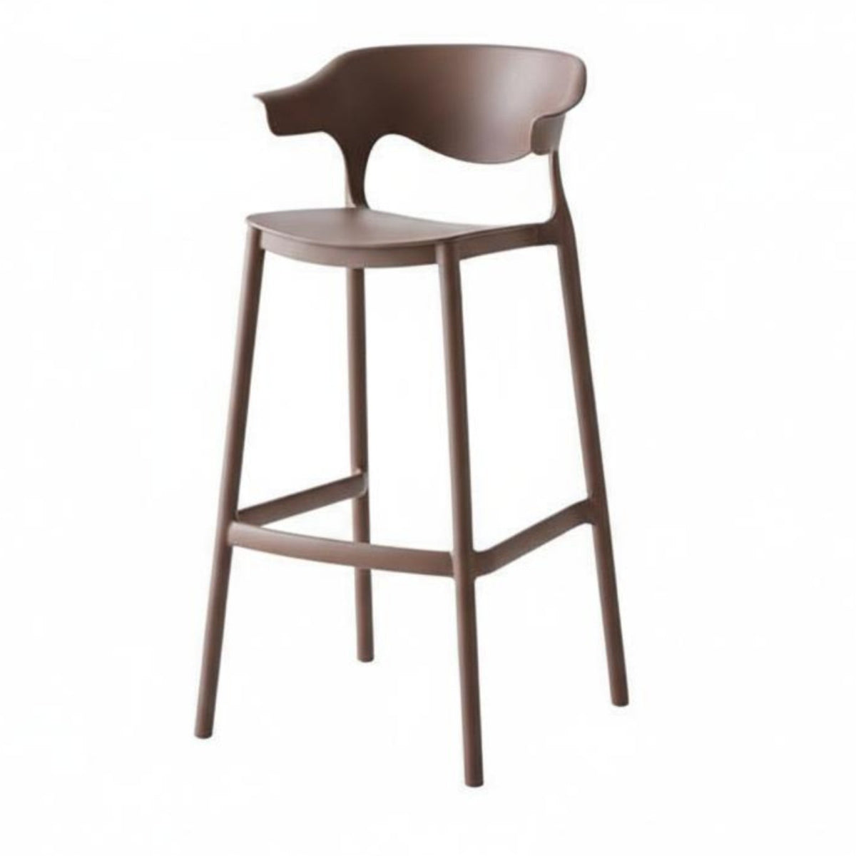 spinerest Bar Stool Nordic aesthetic Counter Chair Stackable Minimalist Design for Cafe Owners, Homeowners, Kitchen, Dining Room
