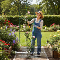Garden Arbor assists Climbing Plants Arbor with Gate Weather-Resistant adaptable for Homeowners, Gardeners, Backyard, Patio