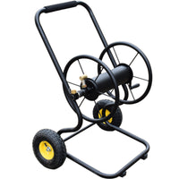 Garden Hose Reel Cart Hand-Push Hose Reel Cart with Wheels Easy to Use for Yard