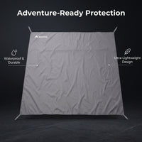 Ground Sheets for Camping, Waterproof Oxford Textile Tent Footprint, Lightweight #variant:Portable, Camping, Outdoor with Webbing