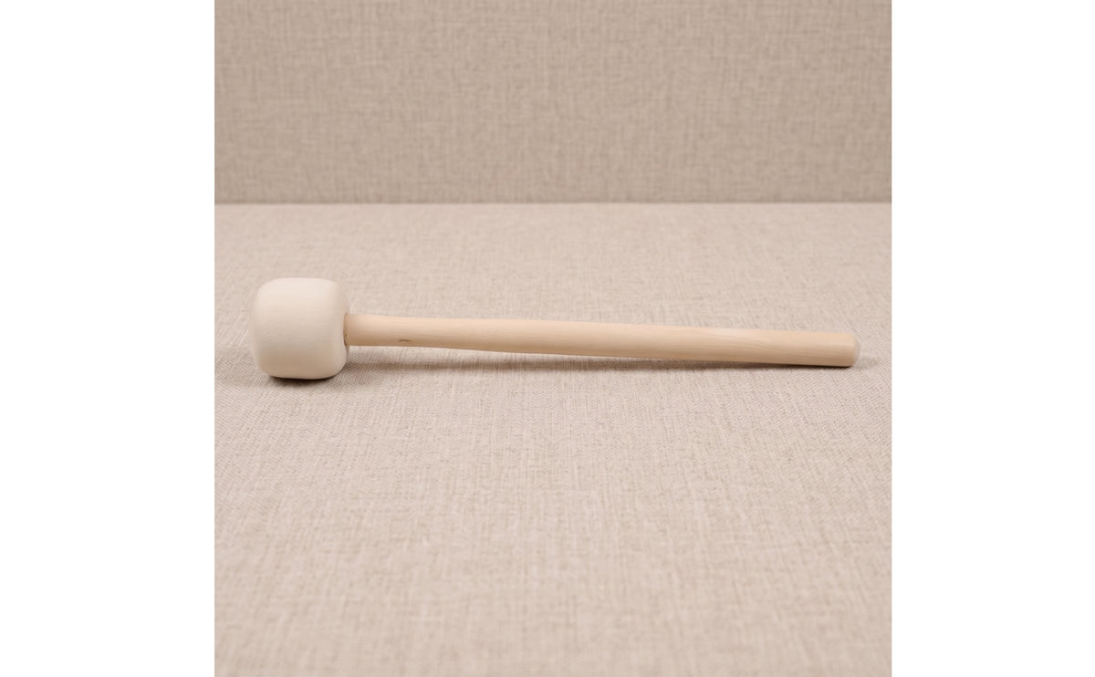 Soft Felt Drum Mallet Long-Lasting Drum Mallet with Wooden Handle Lightweight Wool Felt Beater Comfortable for Drummers, Percussionists, Marching Band Players, Percussion Performance