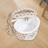 Pet Carrier Small Pet Bag with Circular Window, Portable Pet Bag with Shoulder Strap, Breathable Pet Carrier for Outdoor Travel and Small Pets