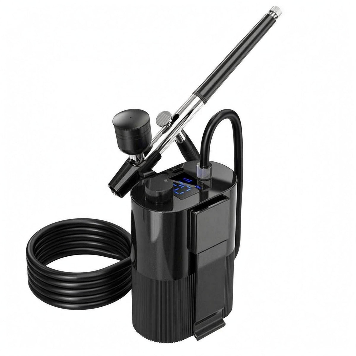 Precision Control Electric Airbrush Spray Compact twoNozzle Airbrush for Painting, Model Coloring
