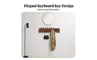 Retractable Keyboard Key Hanger Space-Saving Coat Rack sturdyDuty for Music Lovers
