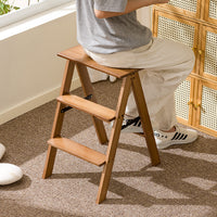Folding Step Stool Ladder with Thickened Frame for Home Use