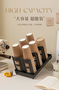 Disposable Cup Holder for Tabletop and Bar