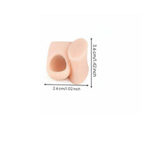 Soft Single Hole Toe Spacer Wear-Resistant Gel Toe Separator Flexible