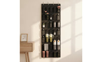 Hanging Pocket Organizer with Hooks Space-Saving Hanging Storage Organizer Heavy-Duty for Closet, Bedroom, Washroom