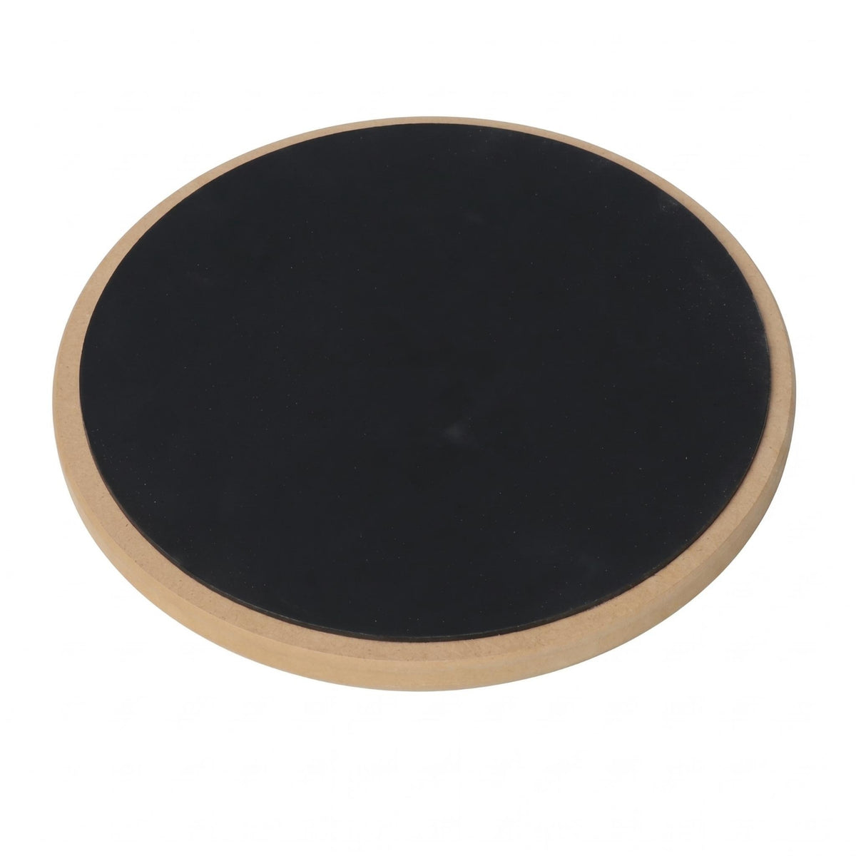 Black Striking Surface Quiet Drum Pad Beige Rim 12-Inch Drum Pad Hand Feel Music Accessory Portable