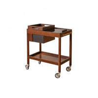2-Tier Utility trolley For Small areas 2-Tier Rolling Organizer Easy Assembly