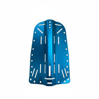 Scuba Diving Backplate Single-Piece Construction Backmount Diving Plate Anodized Finish Buoyancy Compensator Component