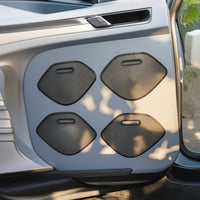 4 Pieces Speaker Grille Trim Covers Perforated Car Thin pieceProfile