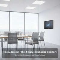 Sled Base Chair Ergonomic Sled Base Armchair Contoured Cushions for Clients