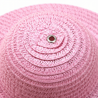 Cat Straw Hat, Adjustable Pet Sun Hat with Chin Strap, Perfect for Birthday Parties and Vacations, Bright Red, 10-60cm