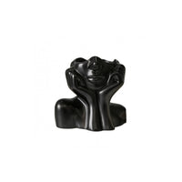 Face Vase Glossy Finish Face Planter Molded for Table
