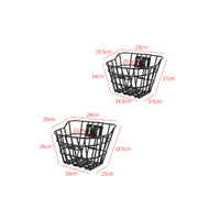 Children's Cycle Front Basket Easy to Install Kids Bike Basket Carry Handle