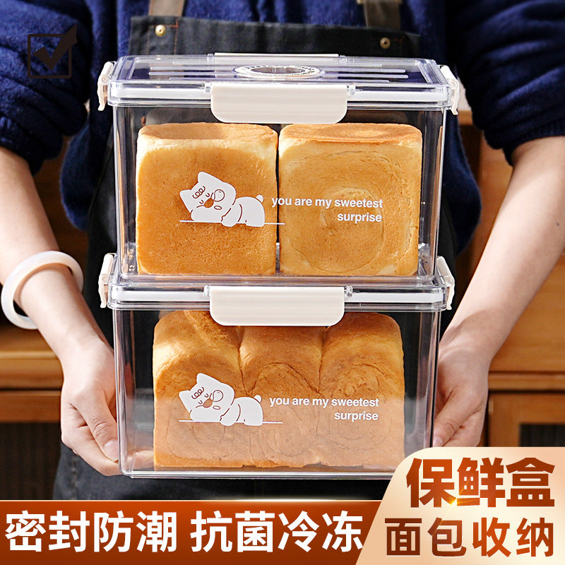 CAKOO Toast Storage Box with Airtight Seal