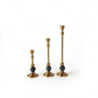 Candlestick Holder Vintage-Styled Tabletop Candle Holder Decorative for Wedding