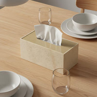 Stone Look Tissue Box Cover Minimalist Stone Look Tissue Box Easy to Clean Household Decor for Living Room, Desk