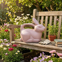 Plastic Rabbit Watering Can Rounded Body Rabbit-Shaped Watering Can Small Size