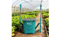 Manual Dispenser Ergonomic Design Point Built-in Screen Farming Equipment for Gardeners, Vegetable Garden