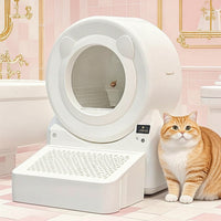 Self-Cleaning Cat Litter Box Enclosed Automatic Cat Litter Box Pet Supplies Electric Handsfree-of-Charge for Cats, Apartments
