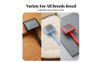 Ergonomic Flat Slicker Brush