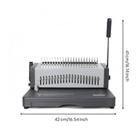 Manual Comb Punch Machine Metal Office Office Gear Upright Handle