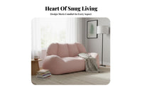 Nordic Design Oversized Bean Bag Sofa Space Saving Floor Seating for Apartment Dwellers, Adults, Bedroom, Lounging, Living Room, perusing corner